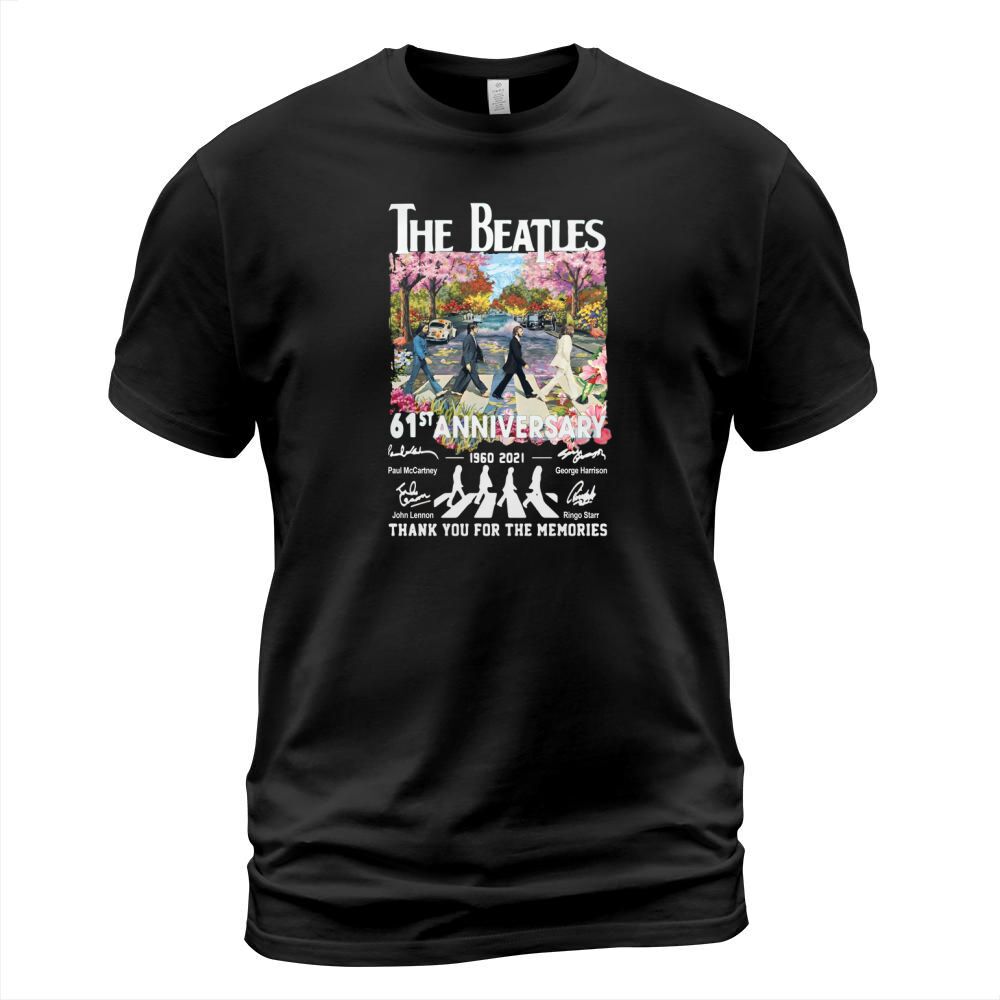 Abbey Road The Beatle 61st Anniversary 1960 2021 Thanks For The Memories T-Shirt Unisex