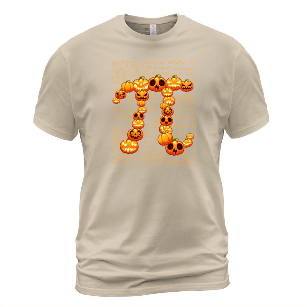 Pumpkin Pi Algebra Math Symbol Funny Halloween 01 Men's T-Shirt