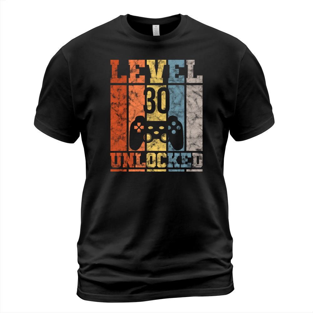 30th Birthday Gamer Gift Retro Vintage Shirt T-Shirt Unisex