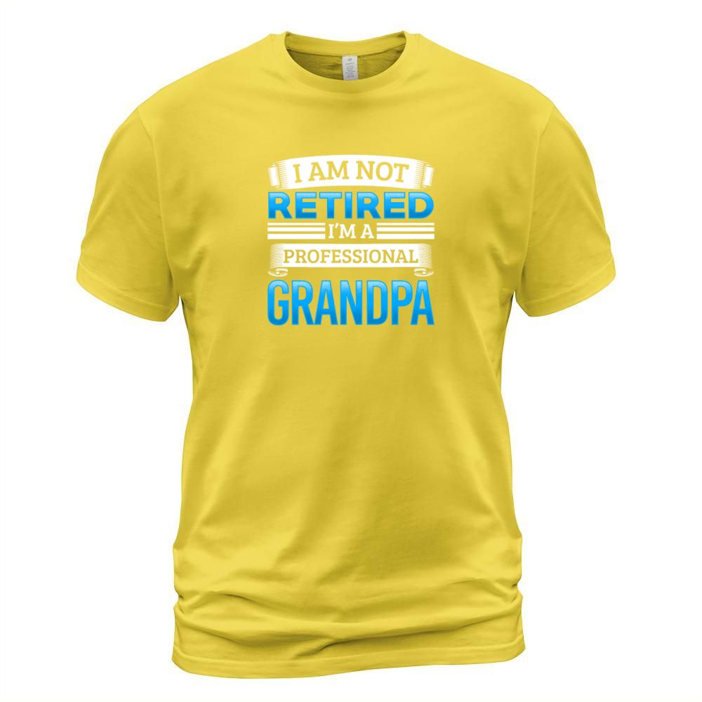 Retired Professional Grandfather Retirement Humor Men's T-Shirt