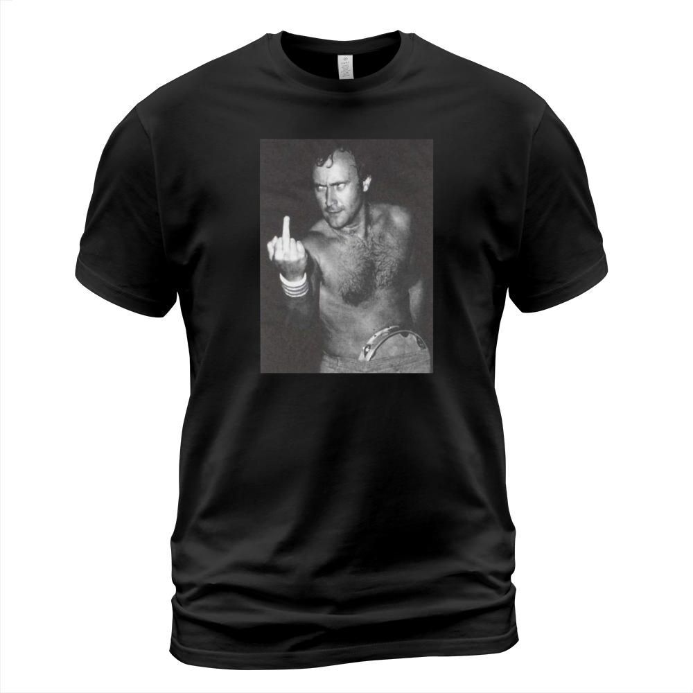 Phil Collins White T-Shirt Unisex