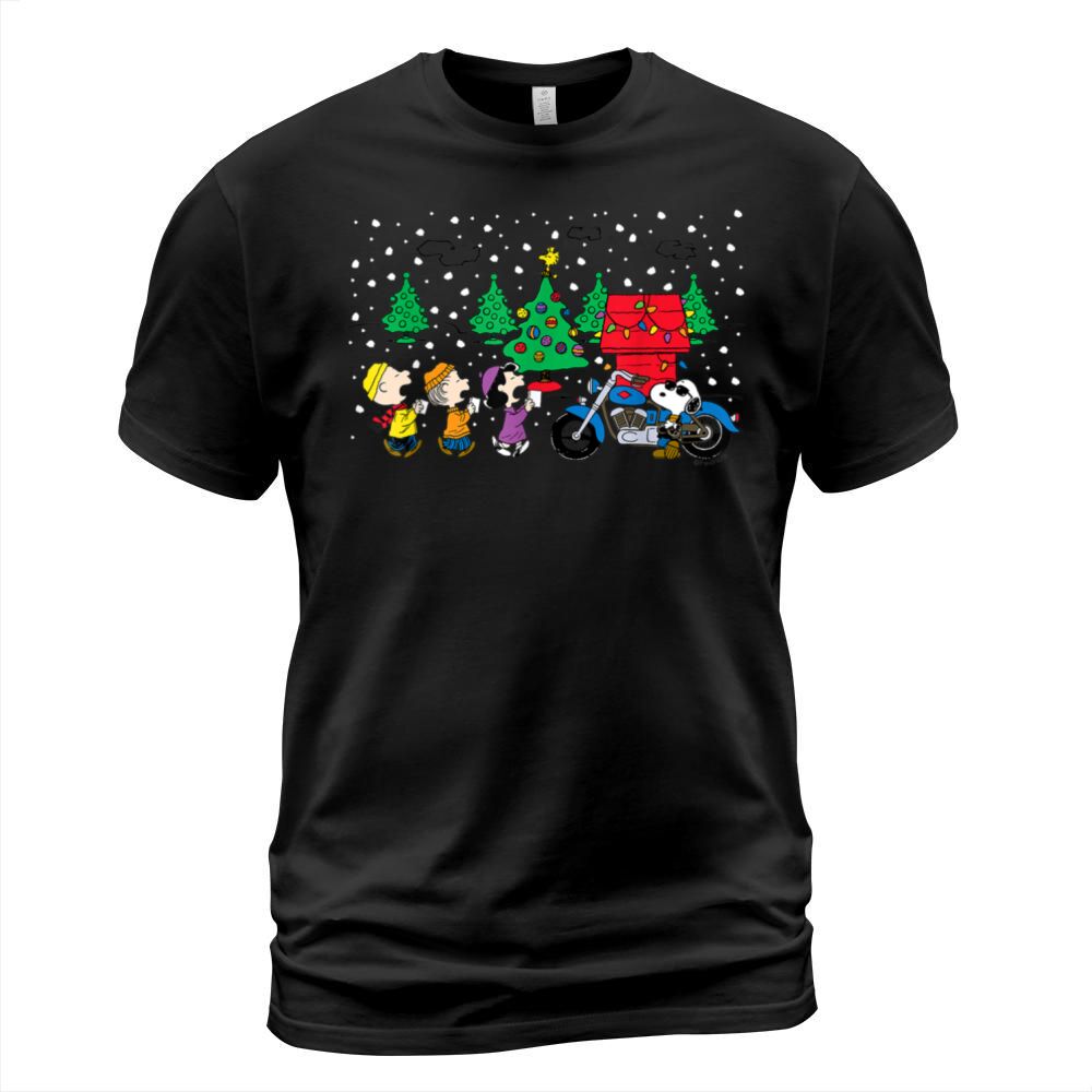 Peanuts Snoopy Holiday Cool Caroling Men's T-Shirt