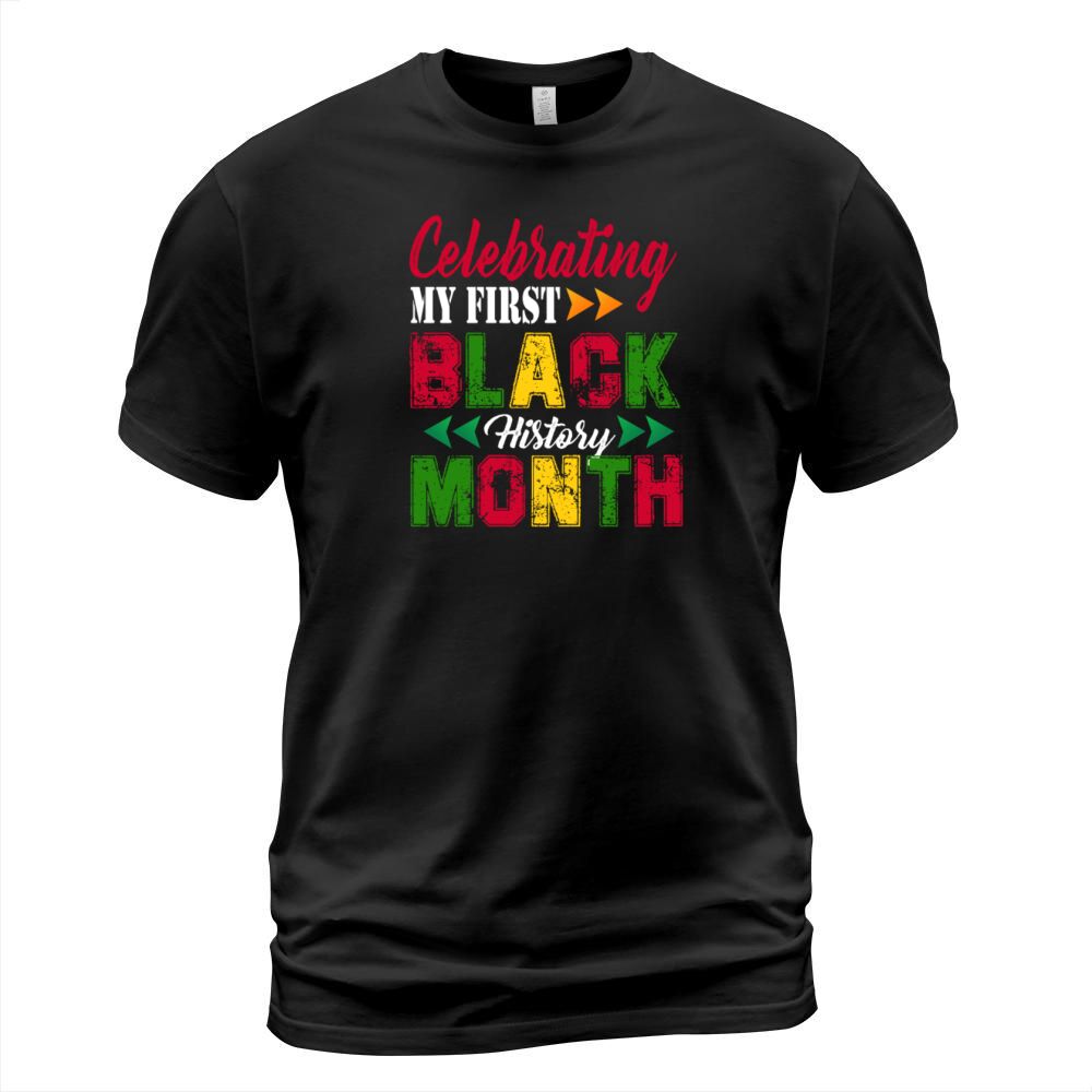 Celebrating My First Black History Month Pride Men's T-Shirt