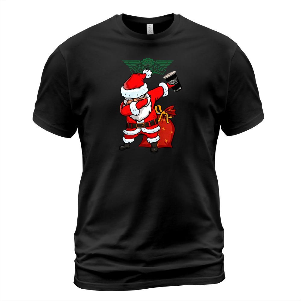 Dabbing Santa Claus Wing Stop T-Shirt Unisex