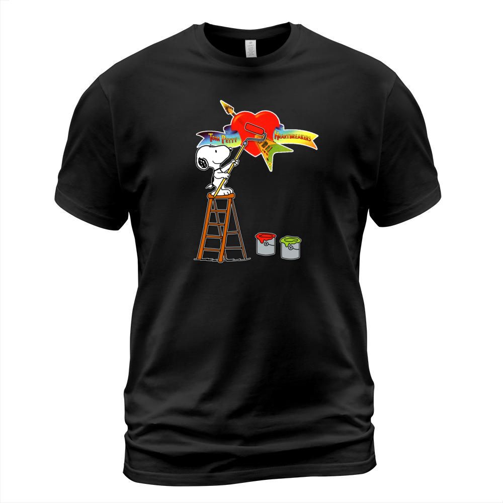 Snoopys Painting The picture- Tom Petty & the Heartbreakers T-Shirt Unisex