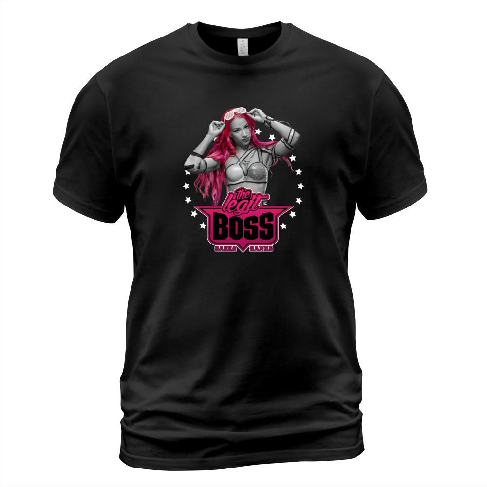 Wrestling WWE Sasha Banks Pink Hair T-Shirt Unisex
