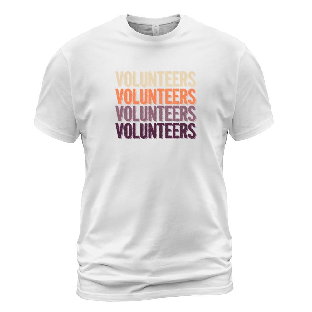 Volunteers Vintage Retro Volunteer Volunteering T-Shirt Unisex