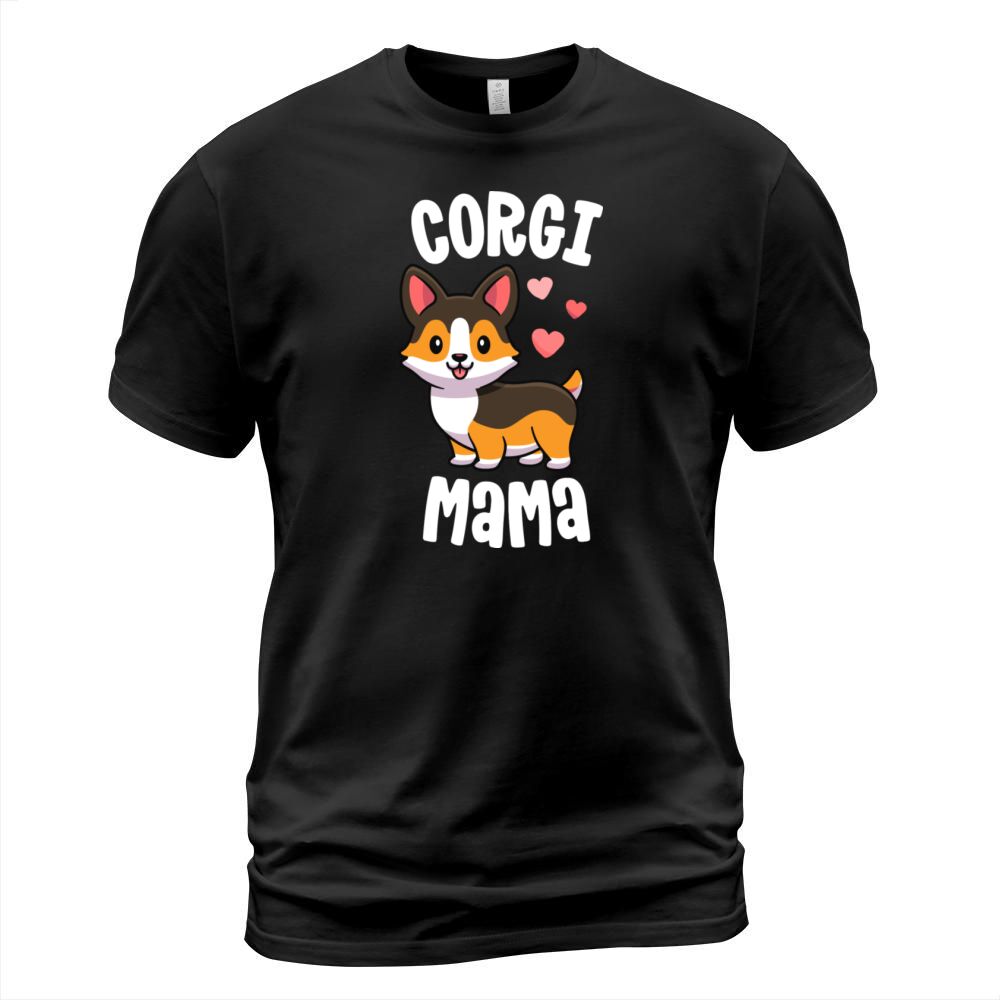 Corgi Mom Shirts For Women Dog Mama Red Tricolor C Men's T-Shirt