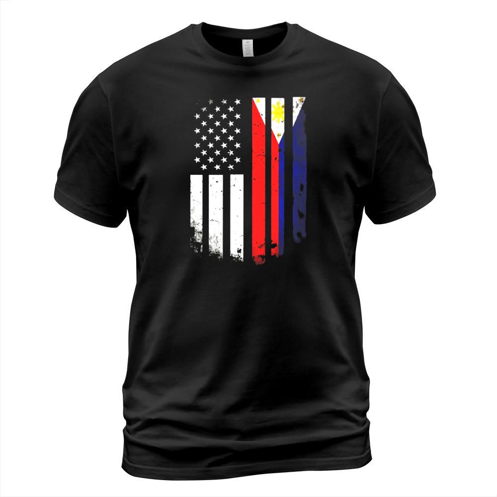 Philippines Flag T-Shirt Filipino America Flag Vintage Shirt T-Shirt Unisex