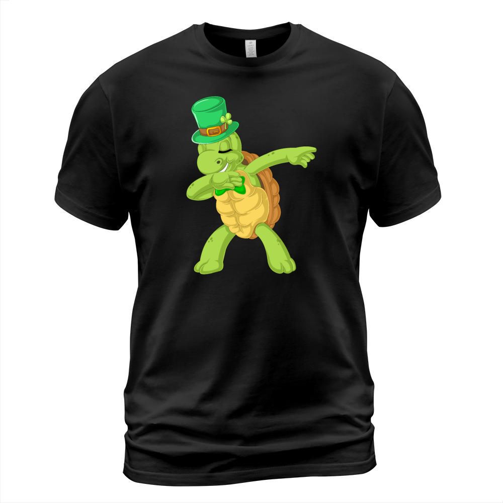 Dabbing Turtle St. Patrick's Day Men's T-Shirt