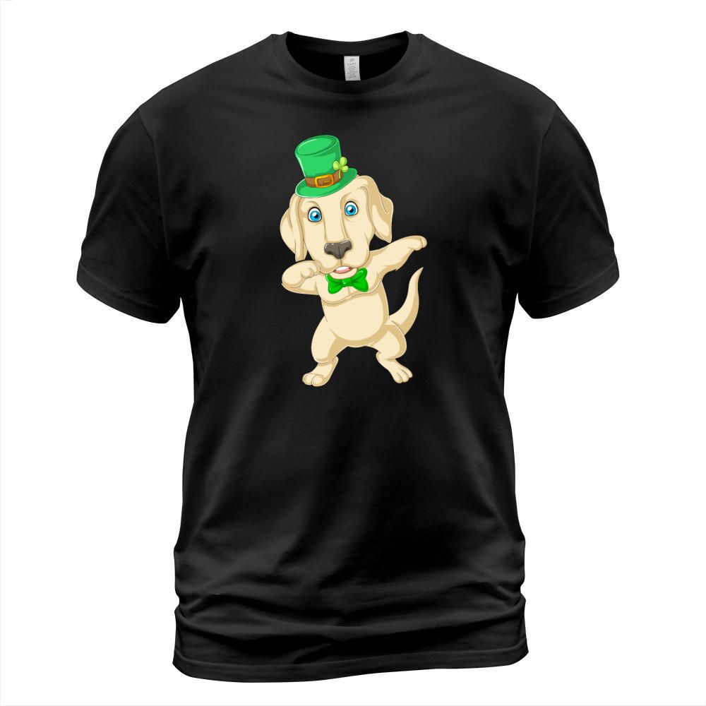 dabbing labrador St. Patrick's Day Men's T-Shirt