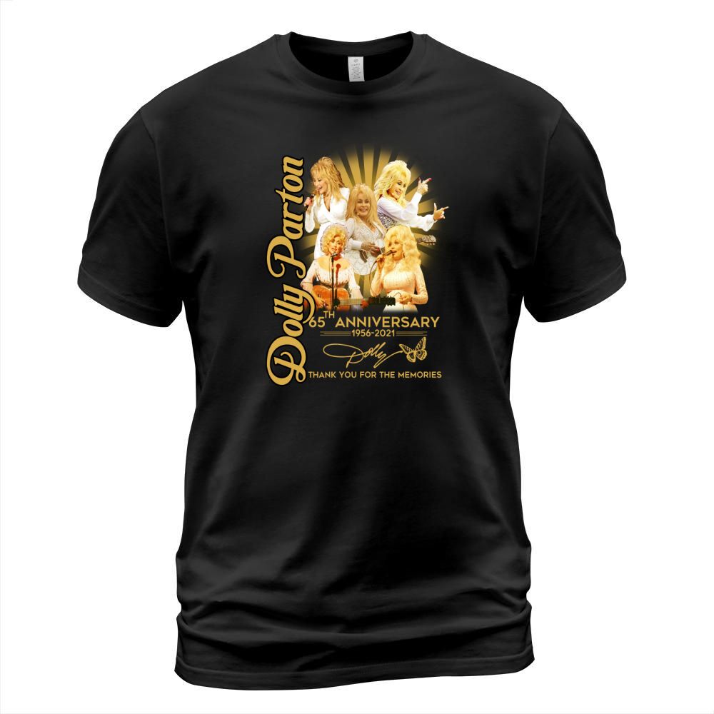 Dolly Parton 65th anniversary 1956 to 2021 thank you for the memories signature T-Shirt Unisex