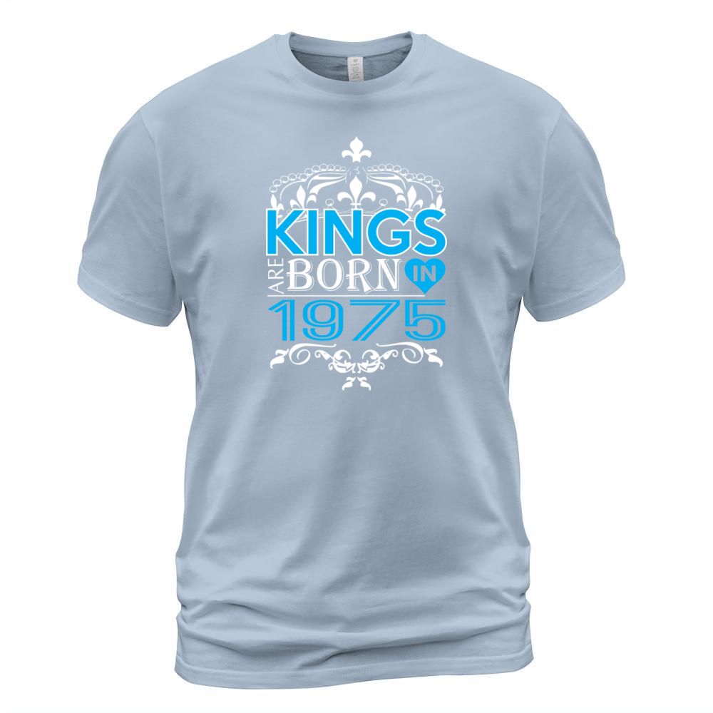 Kings Are Born In 1975 Happy Fathers Day Men's T-Shirt