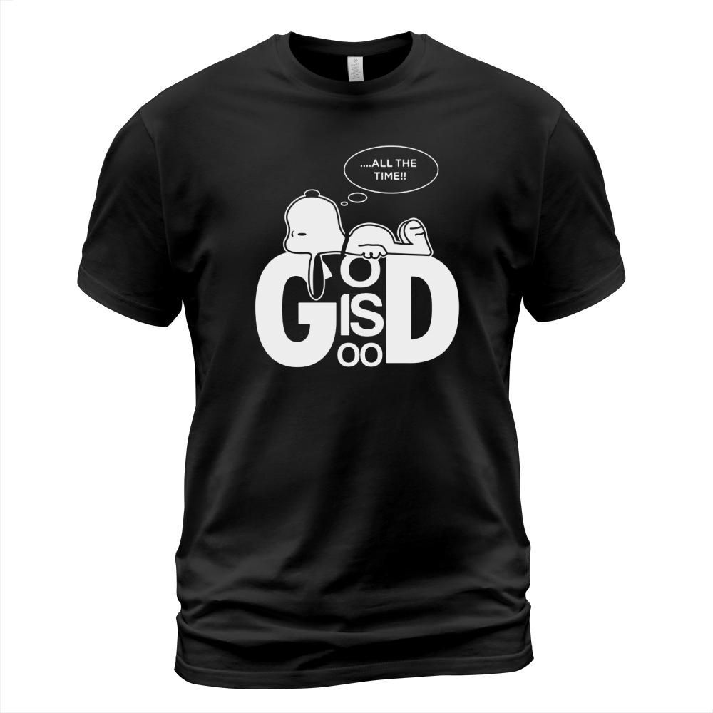All The Time God Is Good Snoopy Dog T-Shirt Unisex
