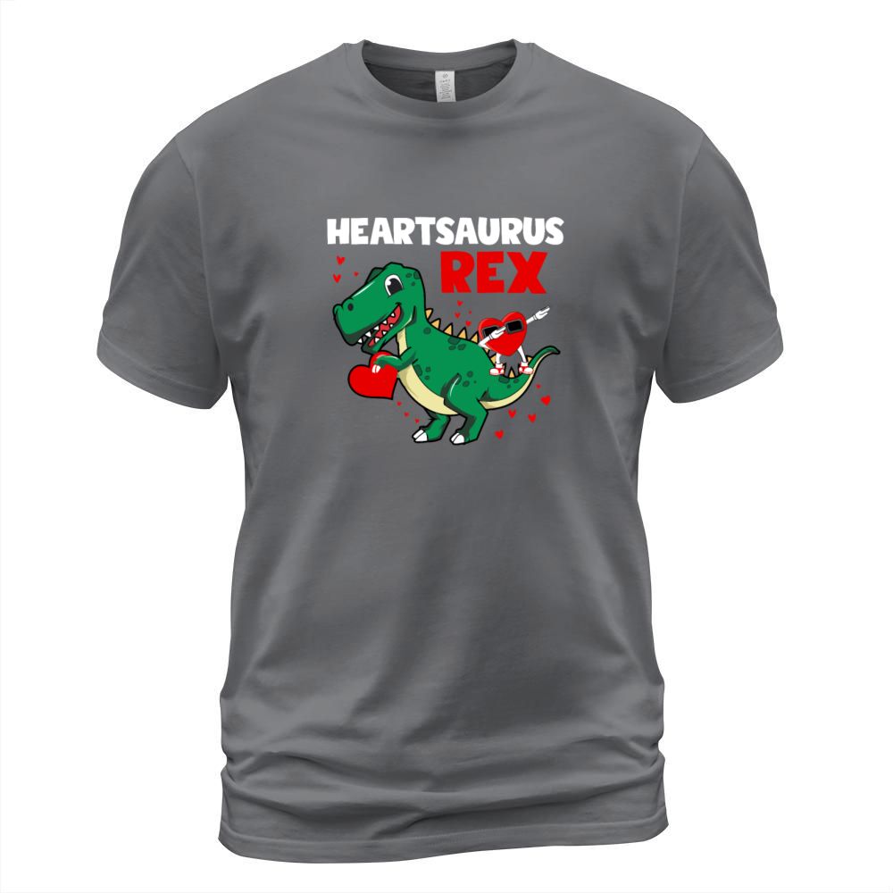 Valentines Day Heartsaurus Rex Dab Dance Heart T-Shirt Unisex