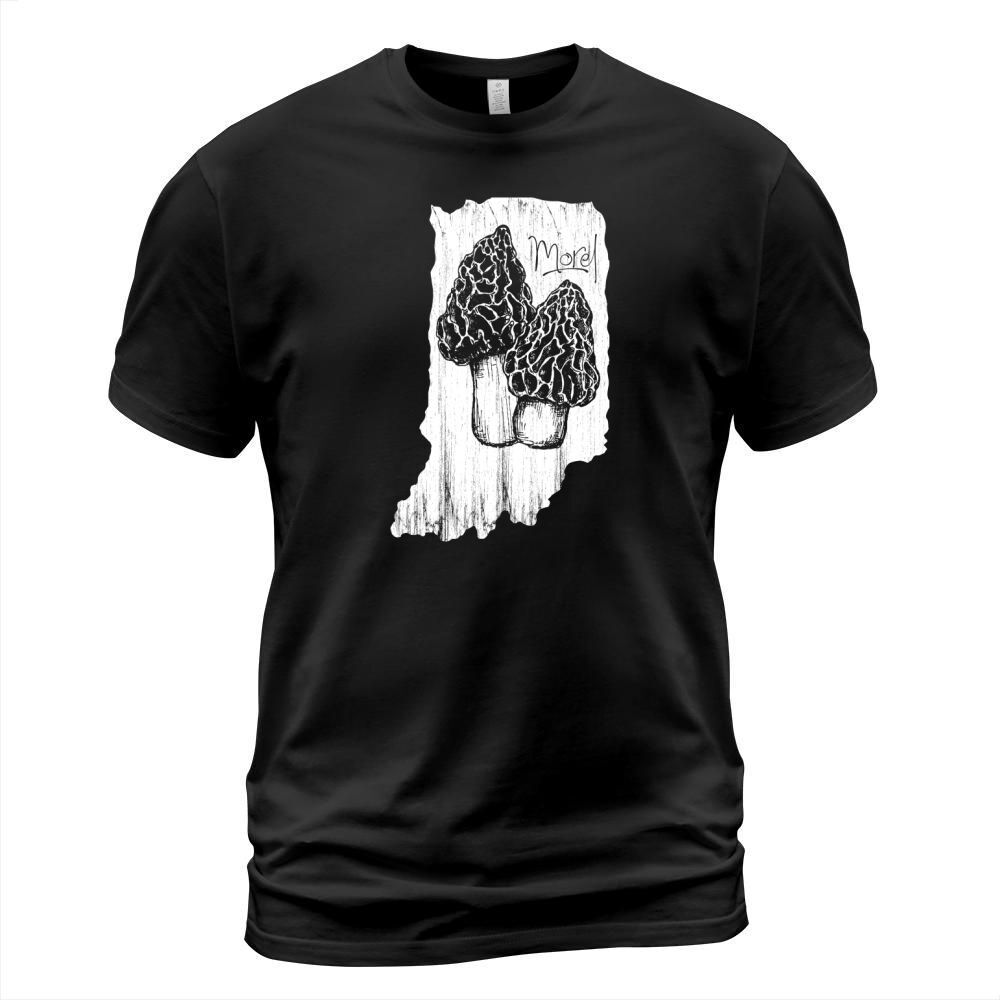 Vintage Morel Mushroom Hunting Picking Morchella Mushrooms T-Shirt T-Shirt Unisex