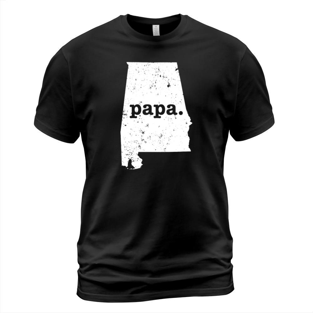 Best Papa Alabama Funny Grandpa T-Shirt T-Shirt Unisex