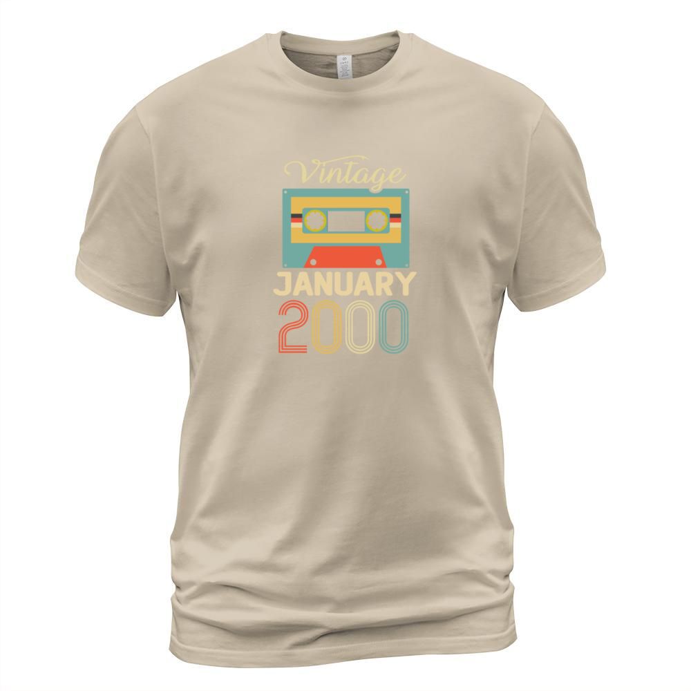 Vintage January 2000 22nd Birthday  Gift Men's T-Shirt