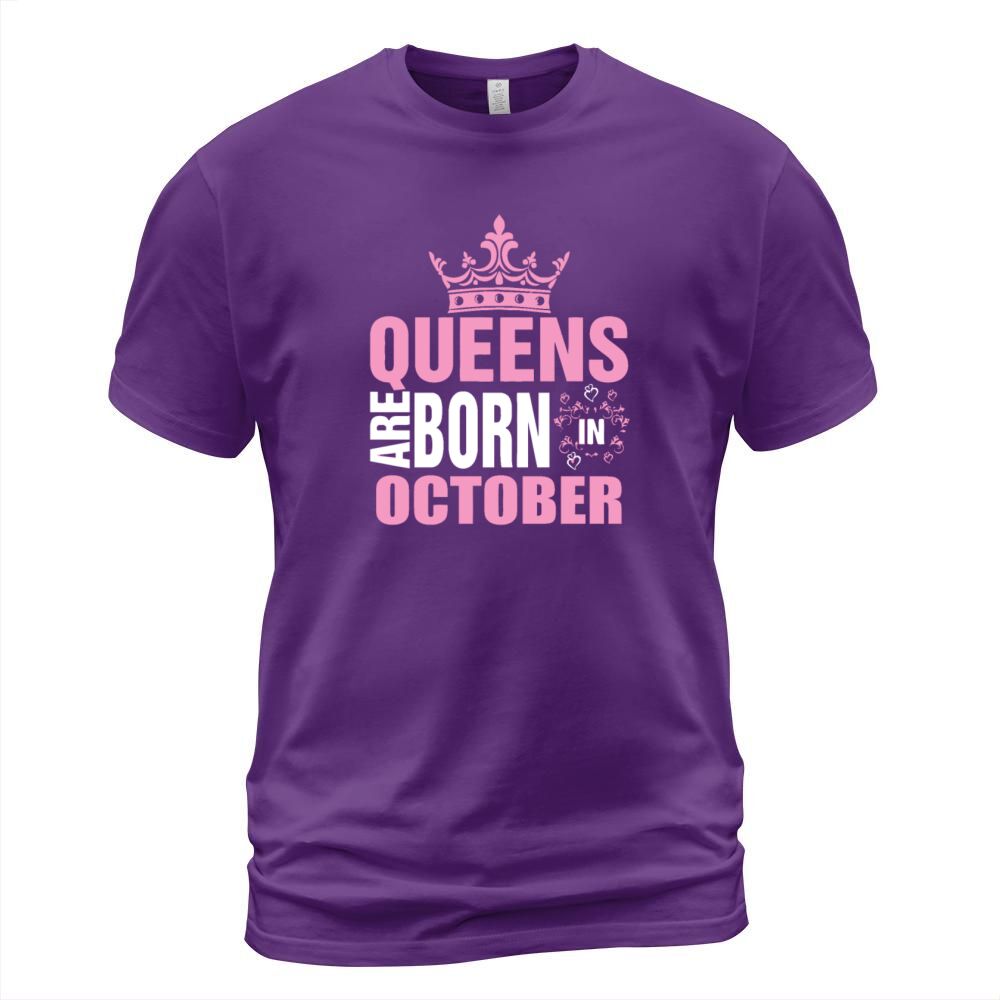 Queens are born in October Men's T-Shirt
