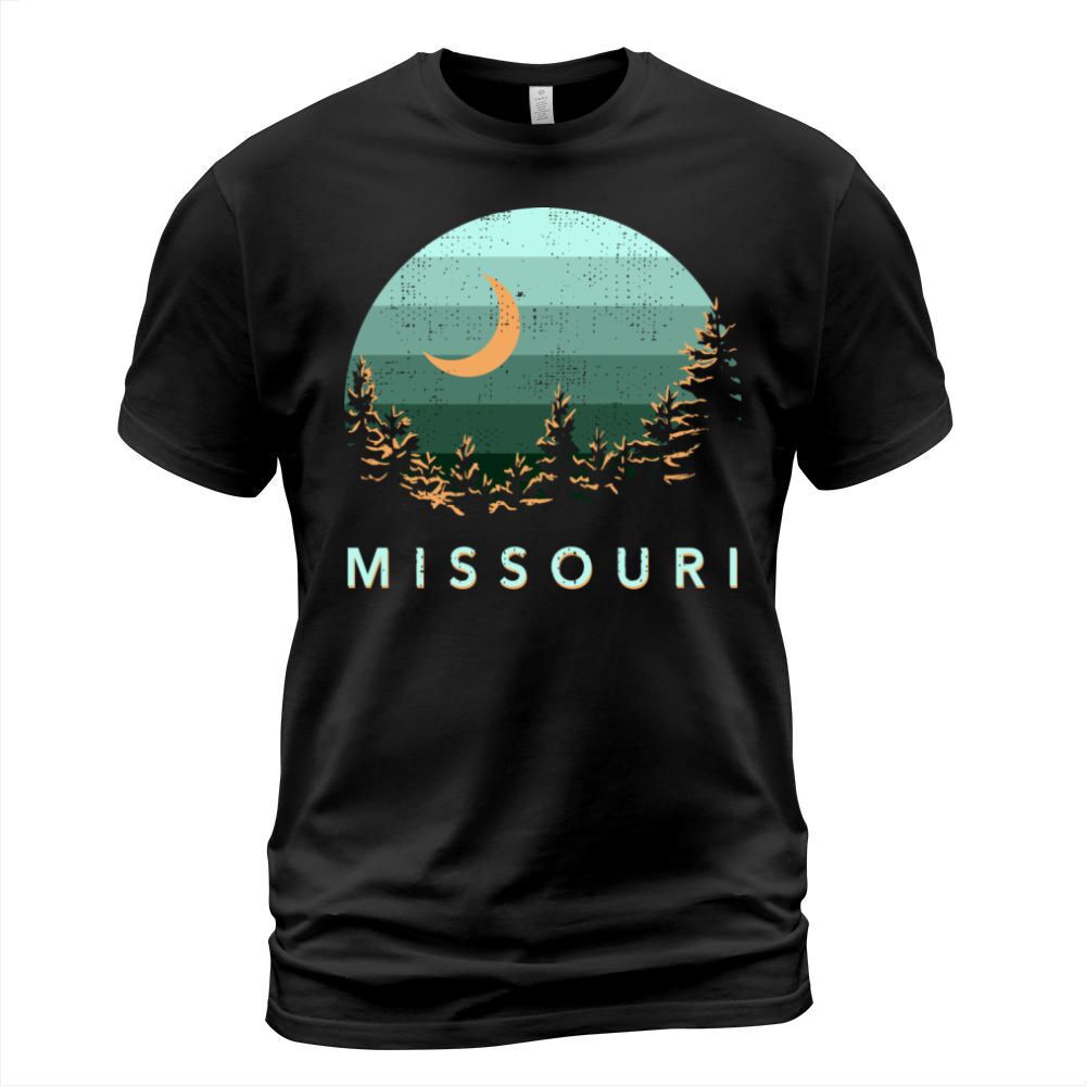 Missouri Vintage Sunset Outdoors Hiking Souvenir Men's T-Shirt