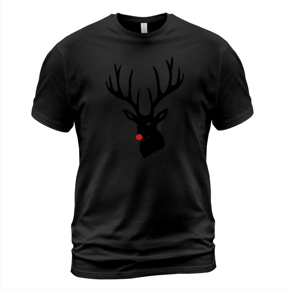 Merry Christmas x-mas merry reindeer deer rudolph red Men's T-Shirt
