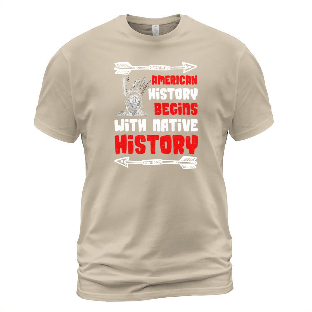 American History begins with native history Men's T-Shirt