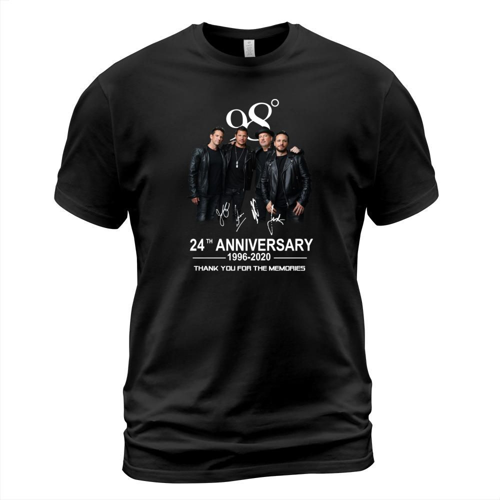 98 Degrees 24th Anniversary 1996-2020 Signatures Thank You For The Memories shirt T-Shirt Unisex