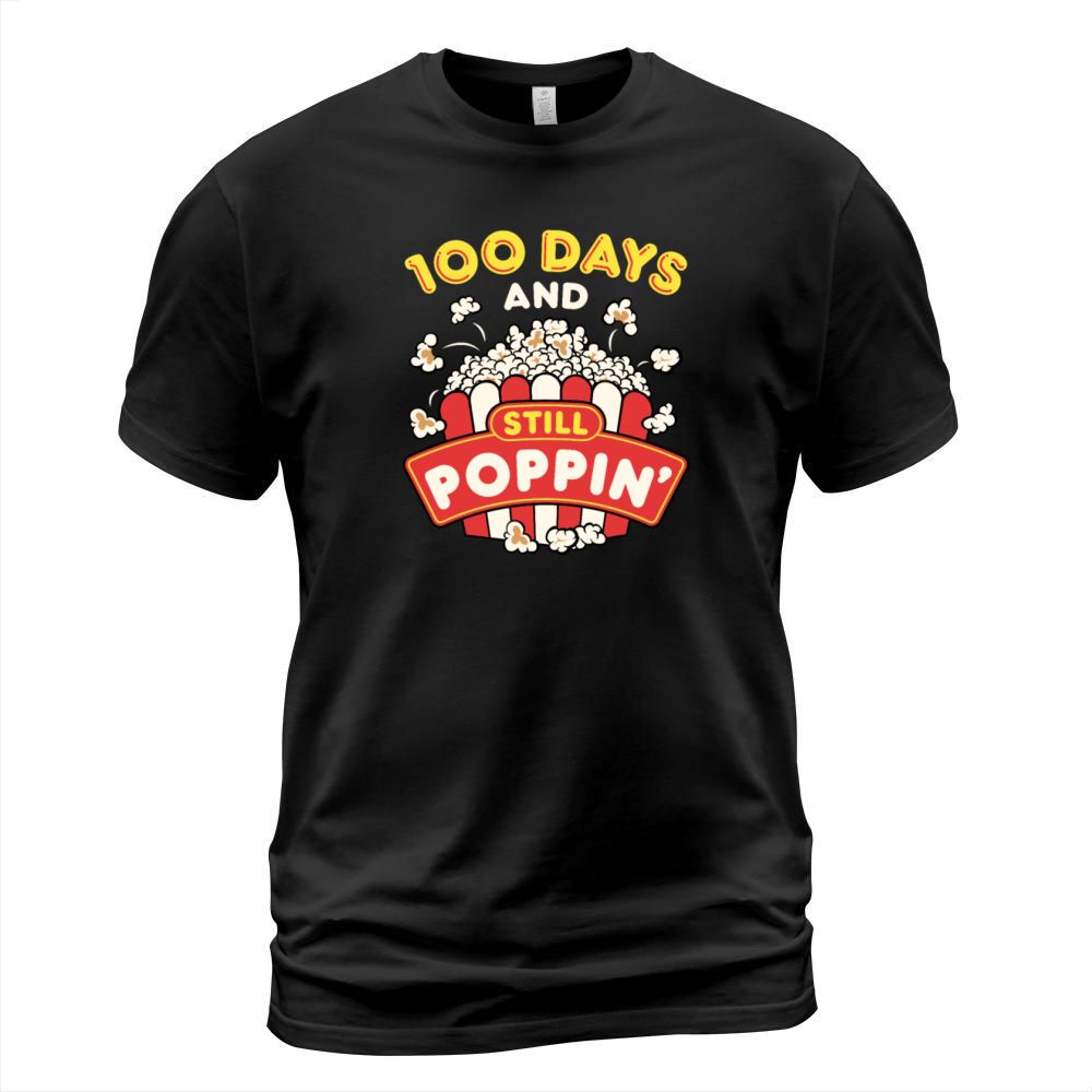 100 Days of School Popcorn Men's T-Shirt