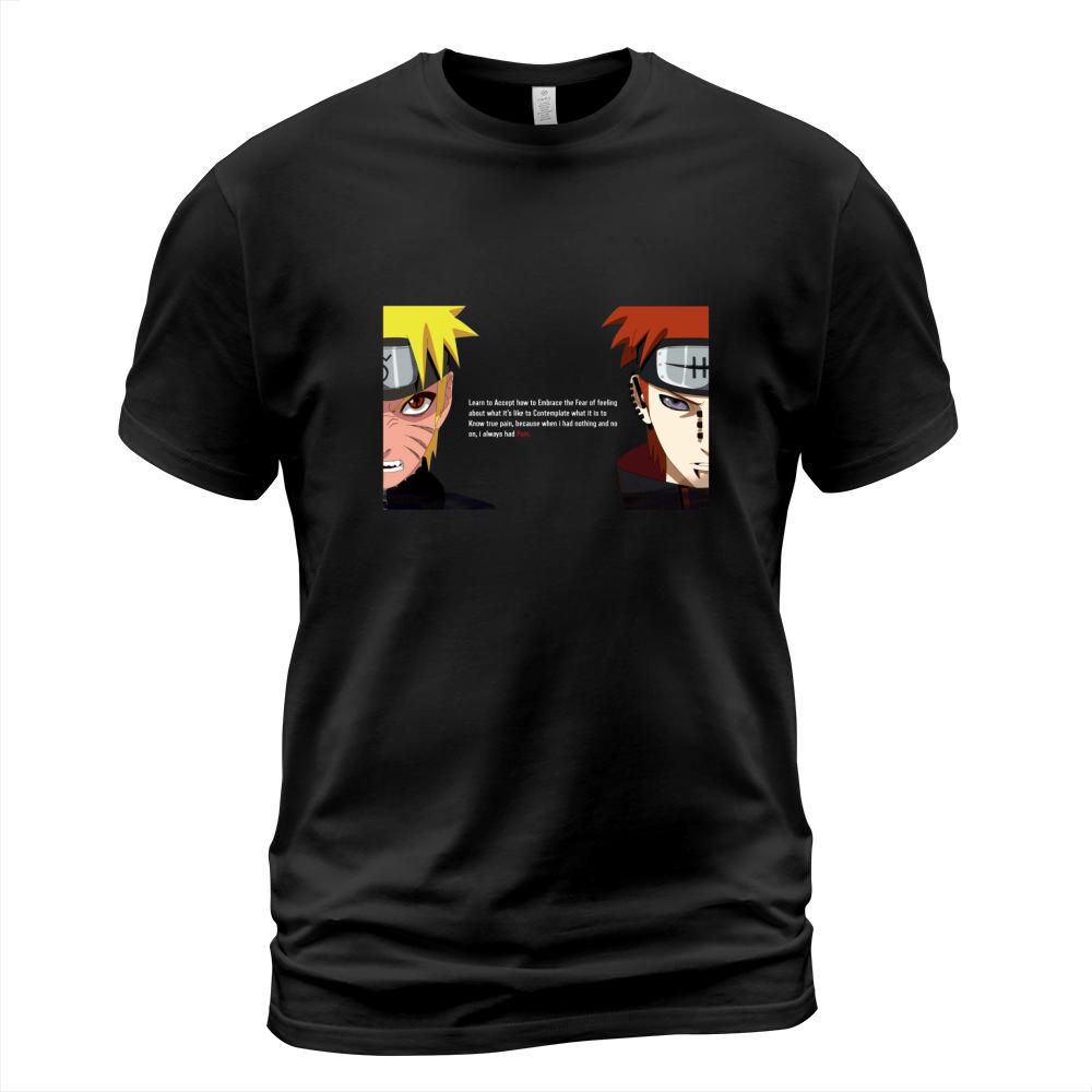 Naruto und Schmerz-Zitat T-Shirt Unisex