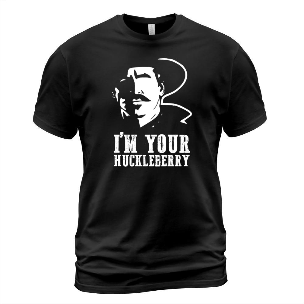 10955 IM Your Huckleberry Vintage Skull Guns For Men's T-Shirt