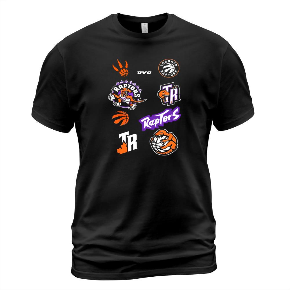 Raptors All Logos shirt T-Shirt Unisex