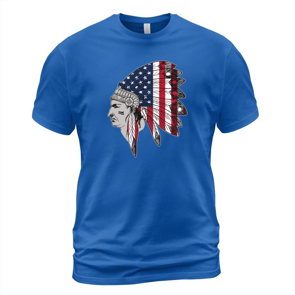 Native American Pride USA Flag for Christmas Men's T-Shirt