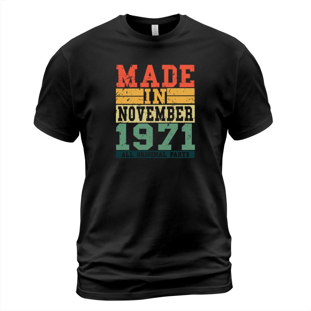 1971 Birthday November Vintage Saying Men's T-Shirt