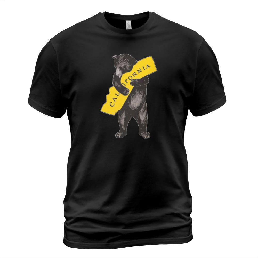 VINTAGE CALIFORNIA BEAR HUG ILLUSTRATION T-Shirt Unisex