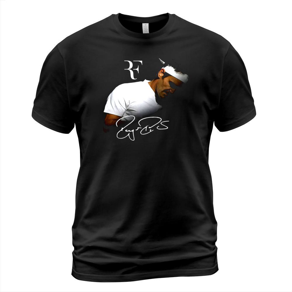 Rf Roger Federer Signed Shirt T-Shirt Unisex