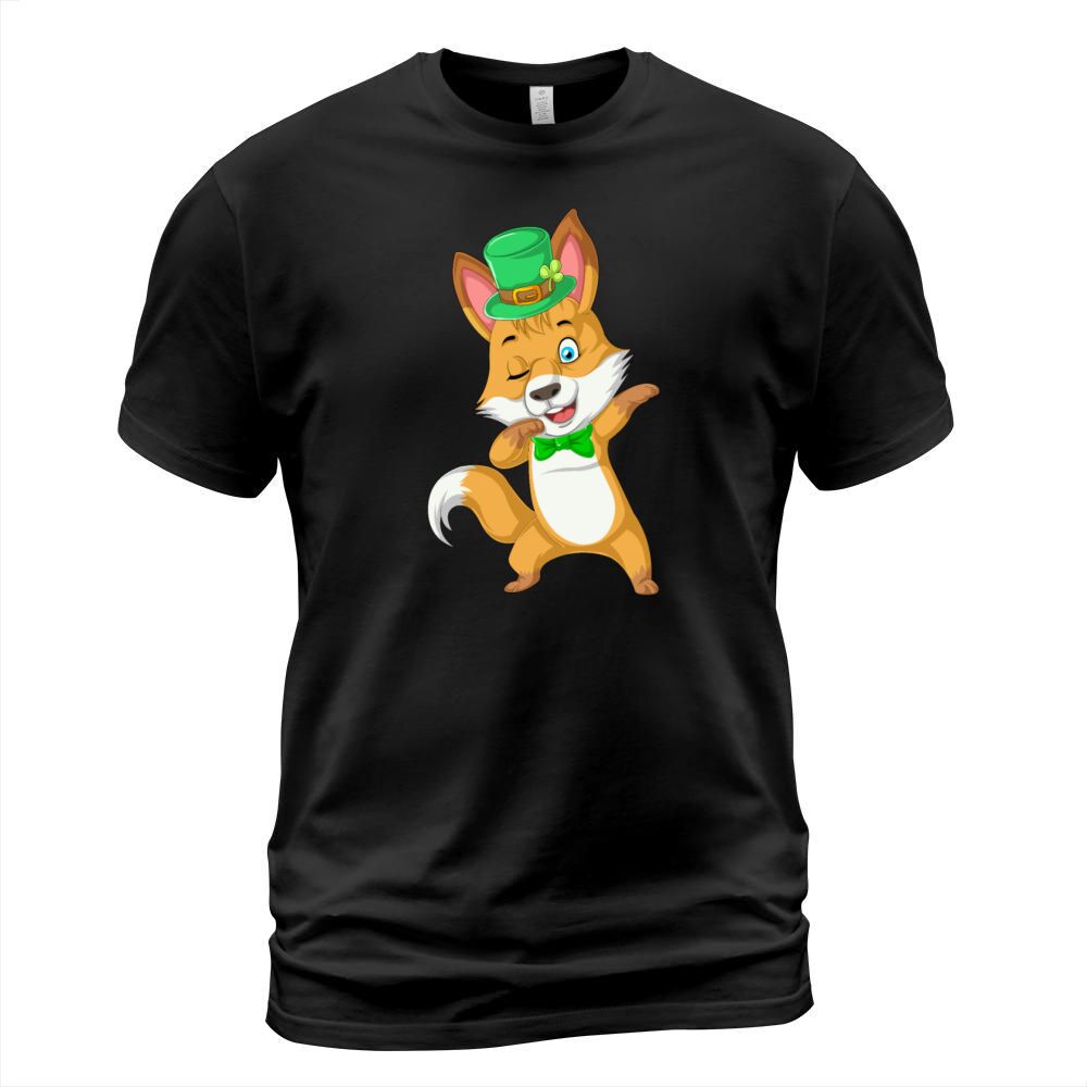 Dabbing FOX St. Patrick's Day Men's T-Shirt