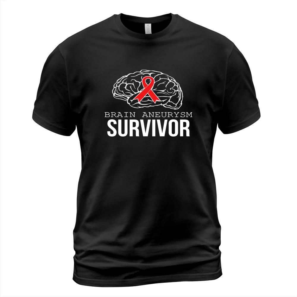 Brain Aneurysm Survivor T-Shirt for Men, Women, Kids Black Youth B07B89CWTM 1 T-Shirt Unisex