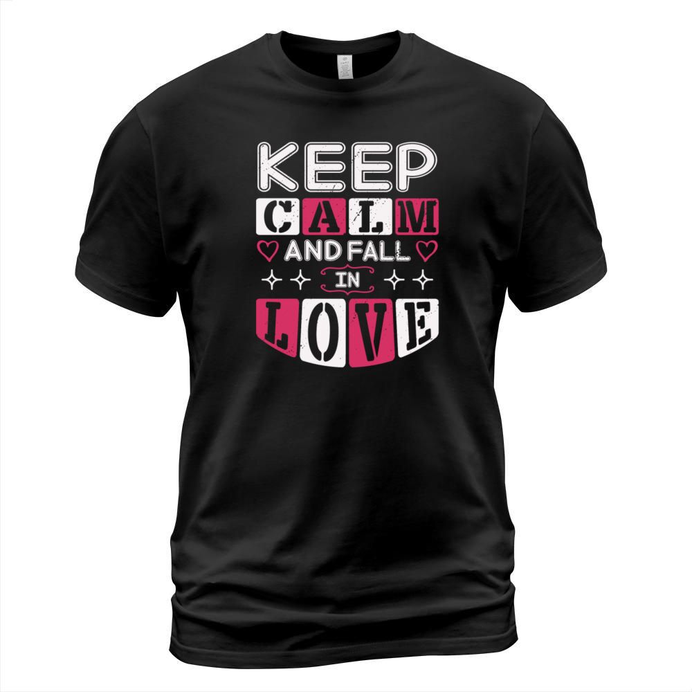 Keep Calm And Fall In Love Men's T-Shirt