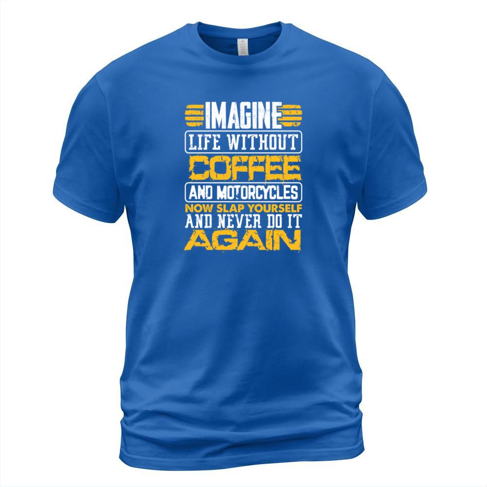 Coffee Lover Gift Imagine Life Without Coffee and Men's T-Shirt