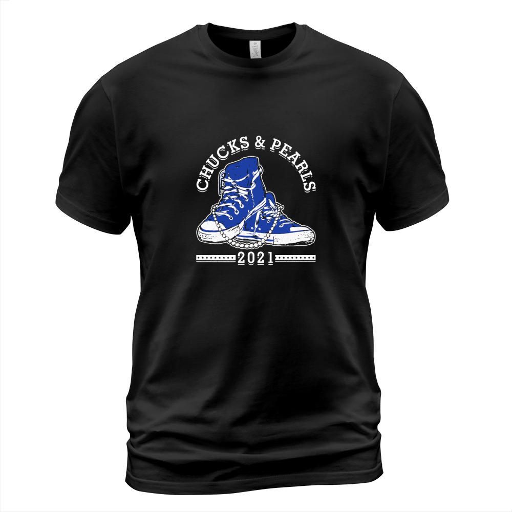 Chucks And Pearls 2021 Blue Color T-Shirt Unisex