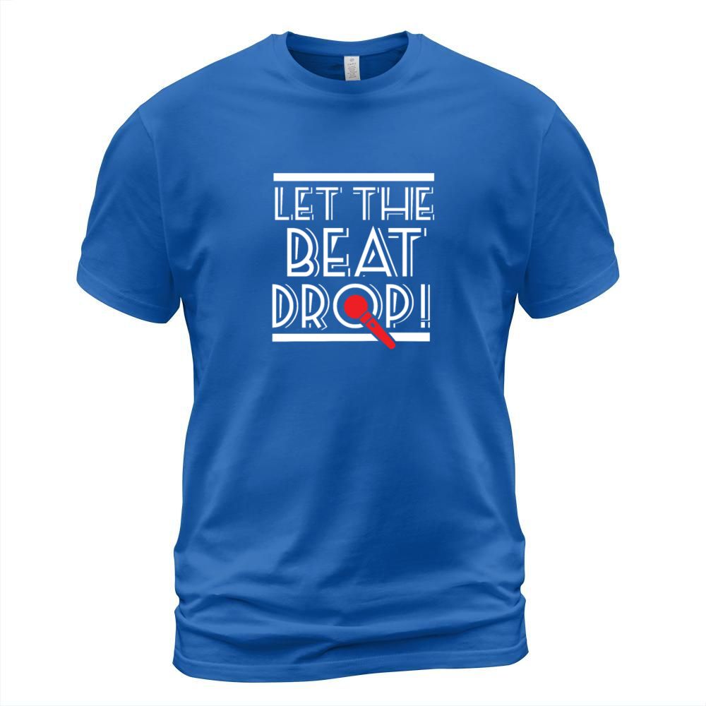 Let The Beat Drop And Microphone Men's T-Shirt