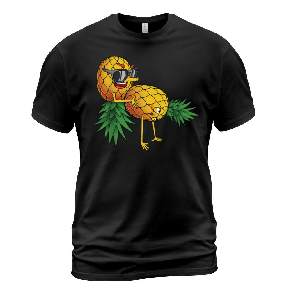 Funny Upside Down Pineapple Swinger For Women Men's T-Shirt