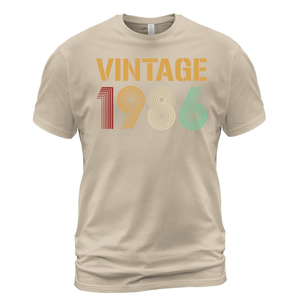 Beautiful Vintage 1986 Birthday Design Men's T-Shirt