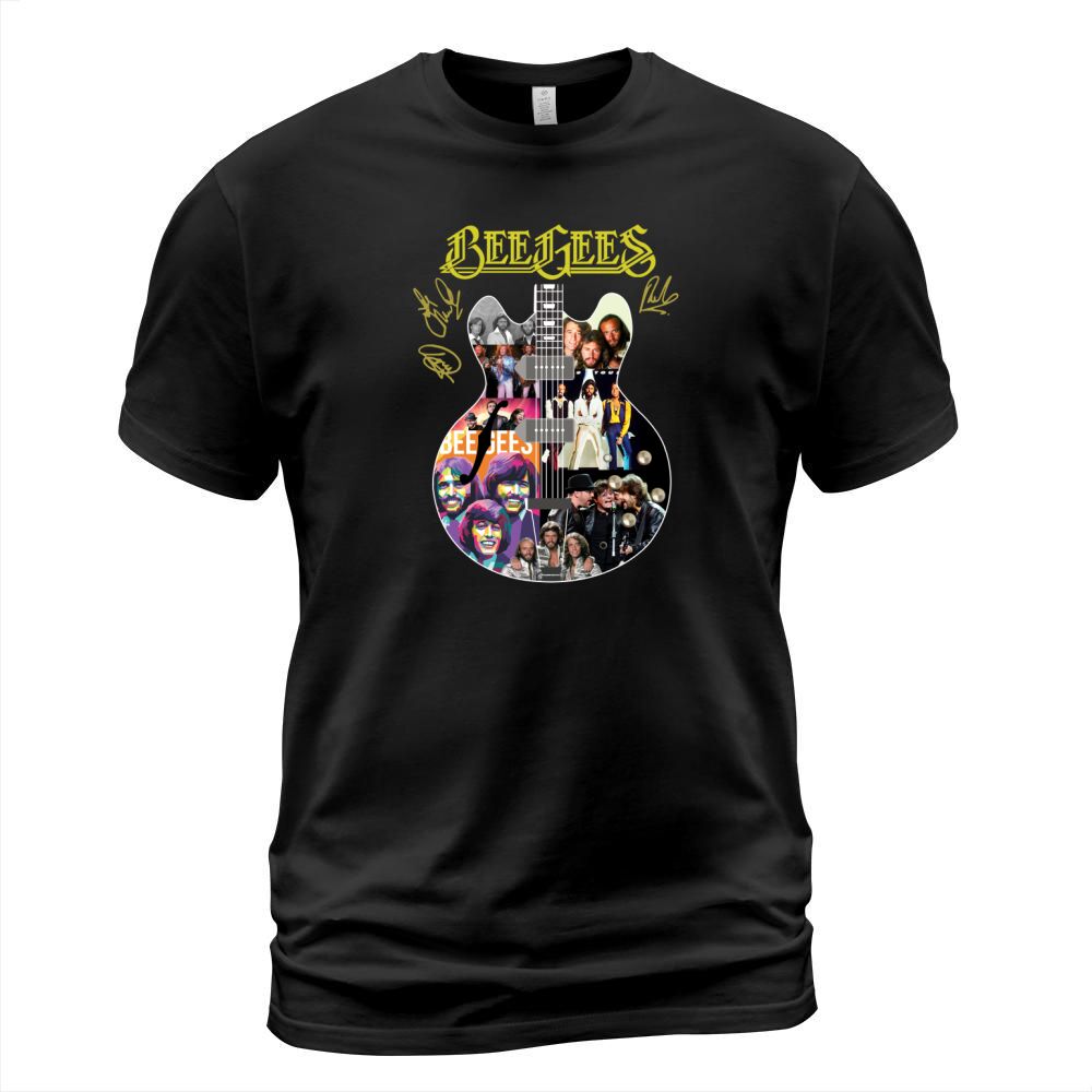 Bee Gees Guitarist Band Signatures T-Shirt Unisex