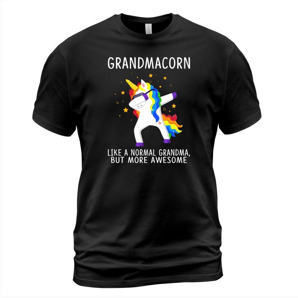 Like A Normal Grandma Unicorn Dabbing Funny Family Unicorn 2020 T-Shirt Unisex