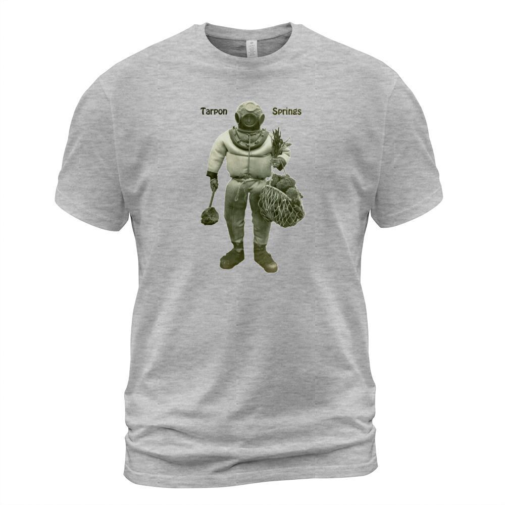 Vintage Tarpon Springs Florida Sponge Diver Men's T-Shirt