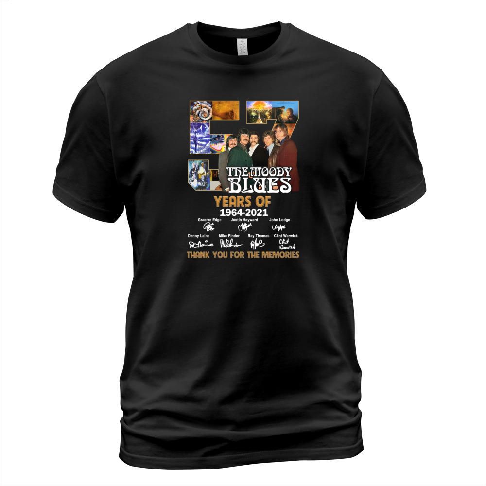 57 Years Of The Moody Blues Thank You For The Memories T-Shirt Unisex