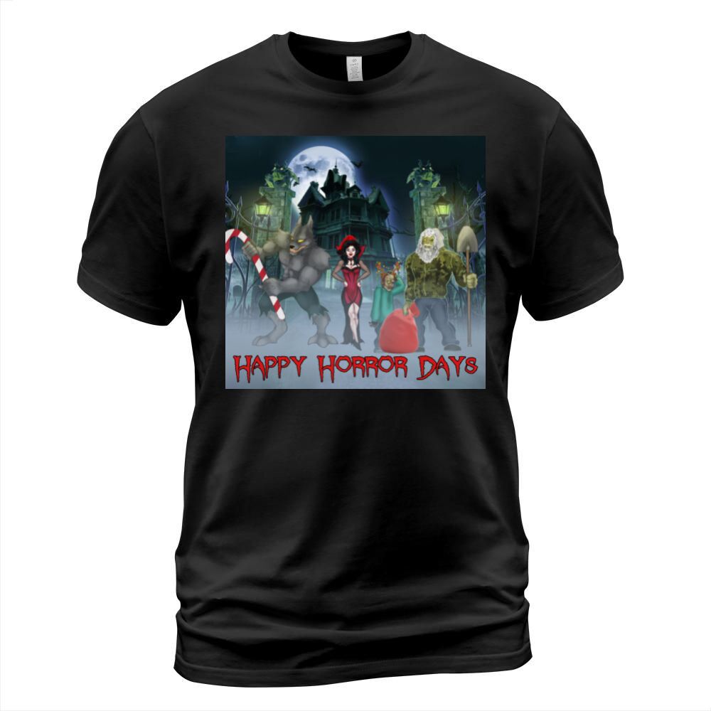 Happy Horror Days Cartoon Men's T-Shirt