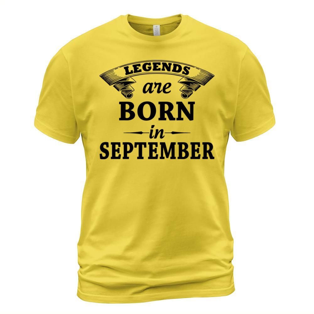 legends are born in September Men's T-Shirt