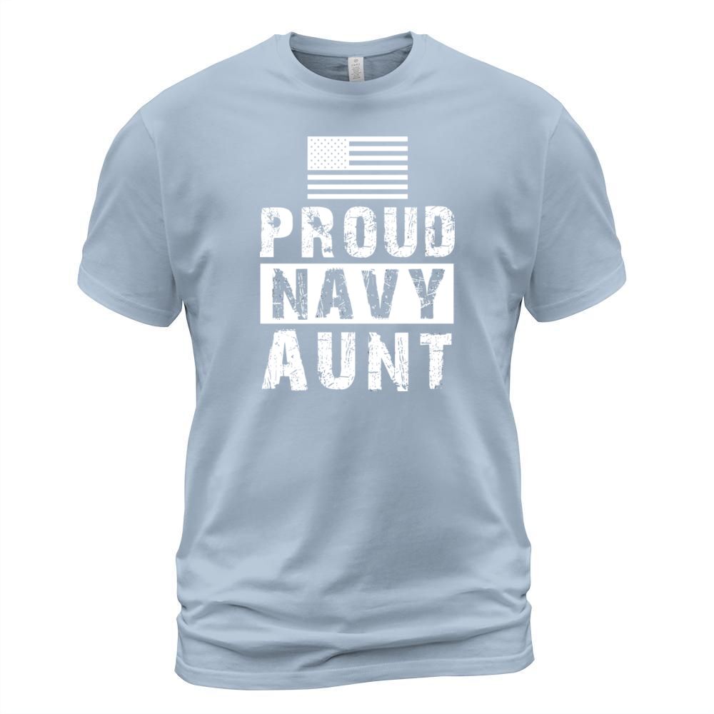 Womens Proud Navy Aunt Family Military Appreciatio Men's T-Shirt